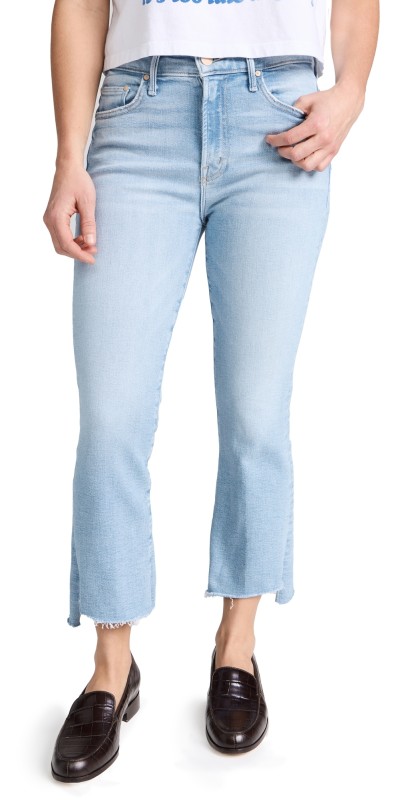 MOTHER Petite Lil Insider Crop Step Fray Jeans Limited Edition