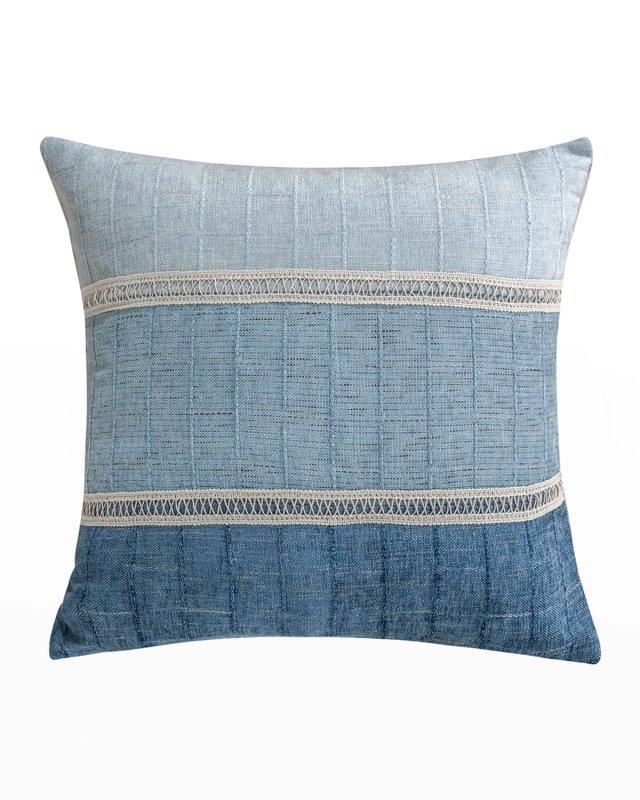 Lillian Chenille Pieced Pillow