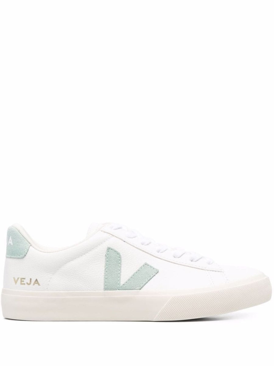 panelled low-top sneakers