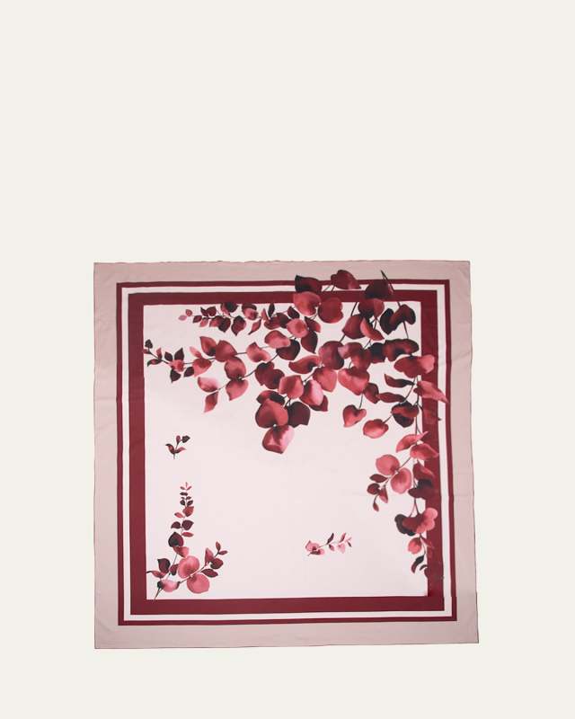 Eucalyptus Red Tablecloth, 71" Square