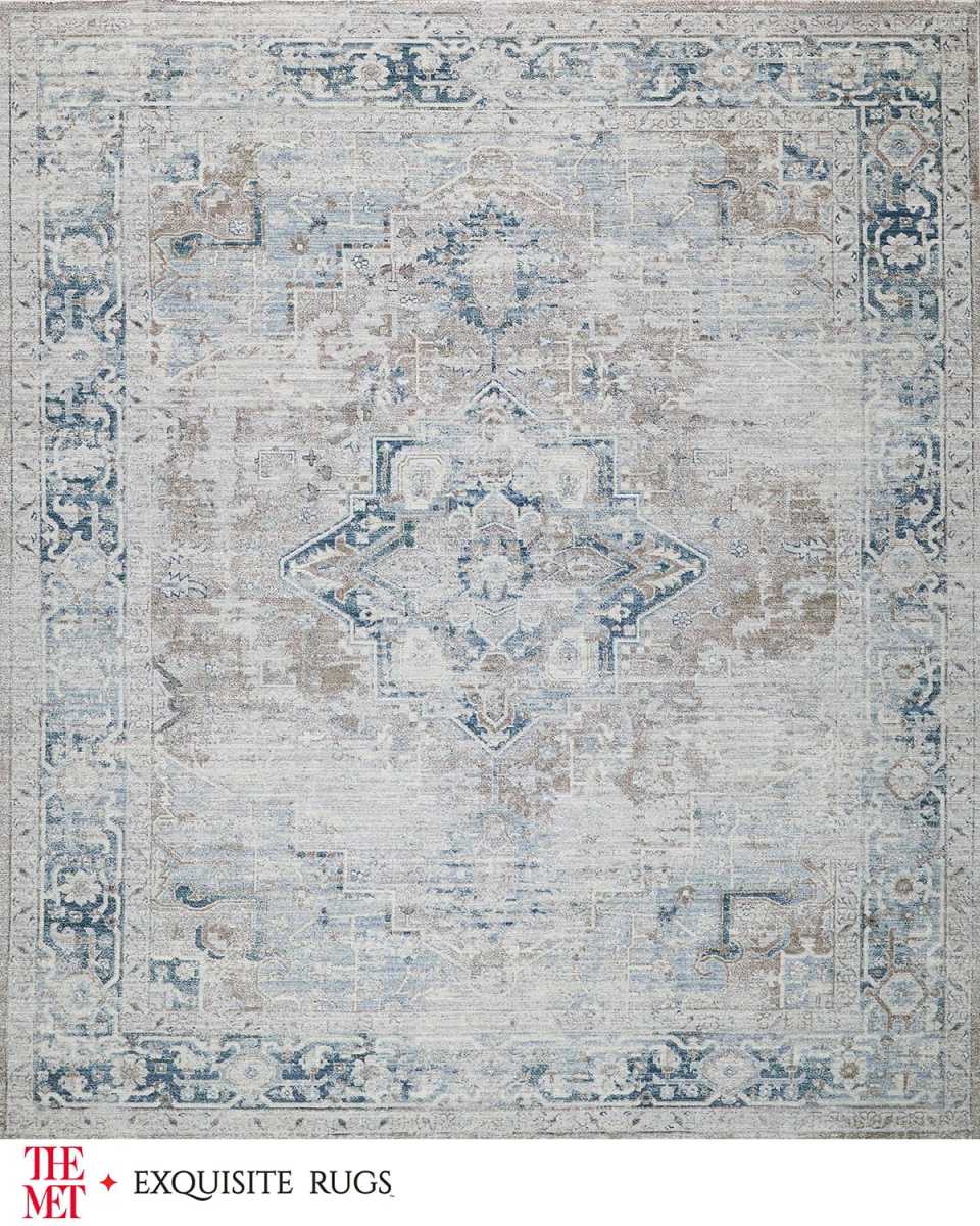 Vintage Loom Rust & Navy Rug, 12' x 15'
