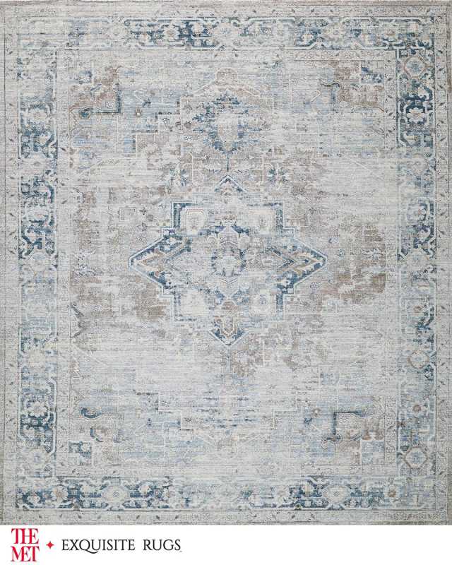 Vintage Loom Rust & Navy Rug, 12' x 15'
