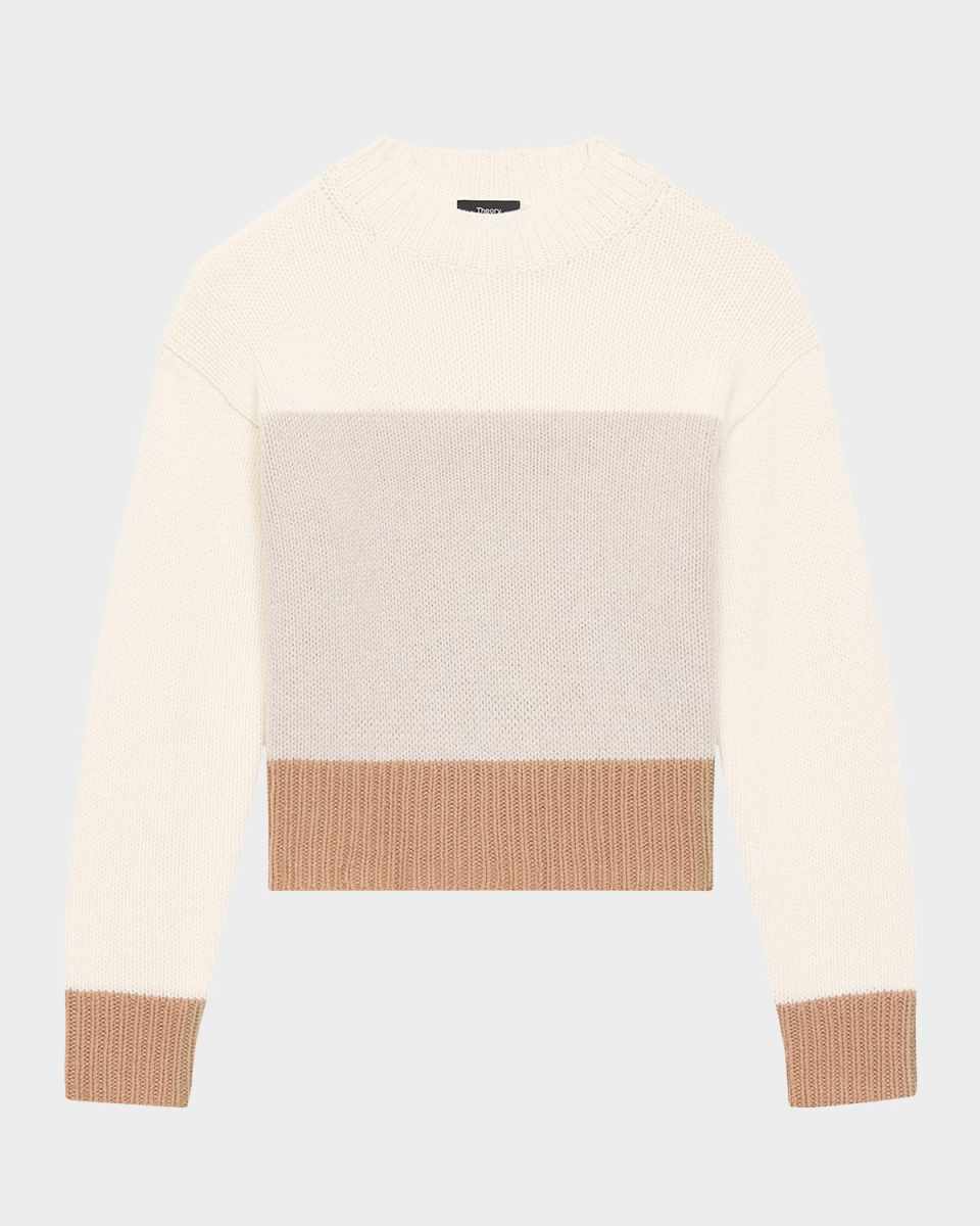 Color-Block Crewneck Sweat