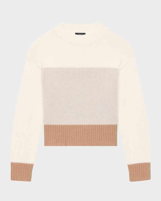 Color-Block Crewneck Sweat