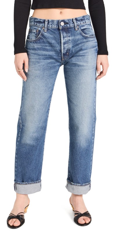 MOUSSY VINTAGE Foxwood Straight Jeans Blue