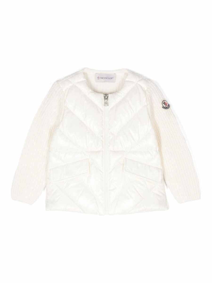 logo-patch cardigan