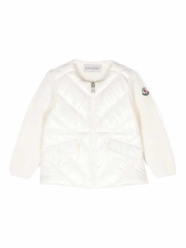 logo-patch cardigan