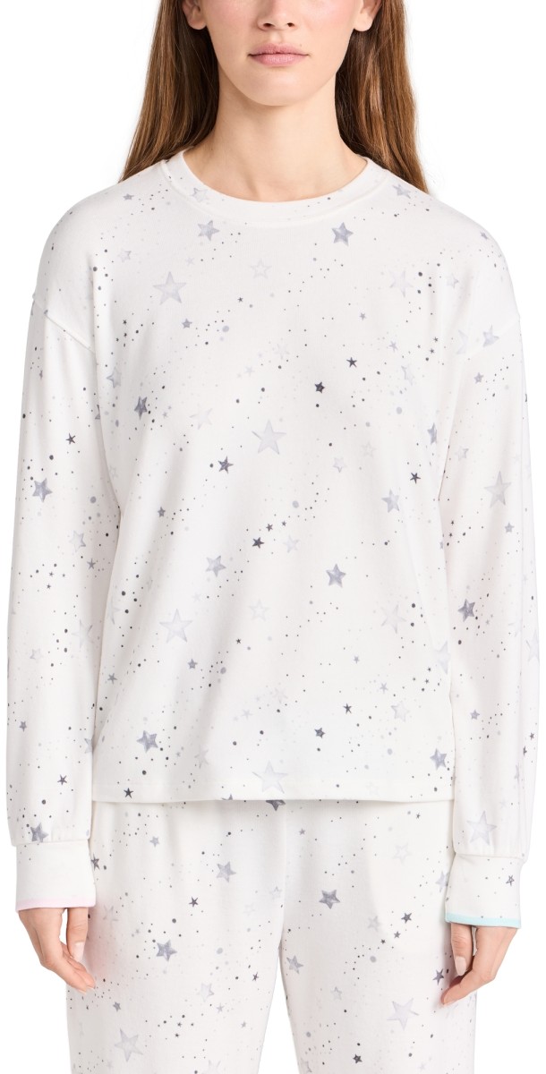 PJ Salvage Crew Neck Top Ivory
