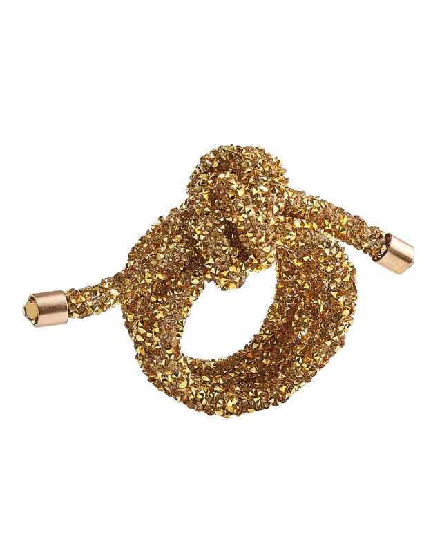 Glam Knot Napkin Ring, Gold