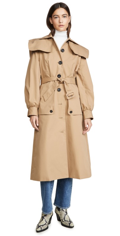 Seacott Trench Coat Khaki