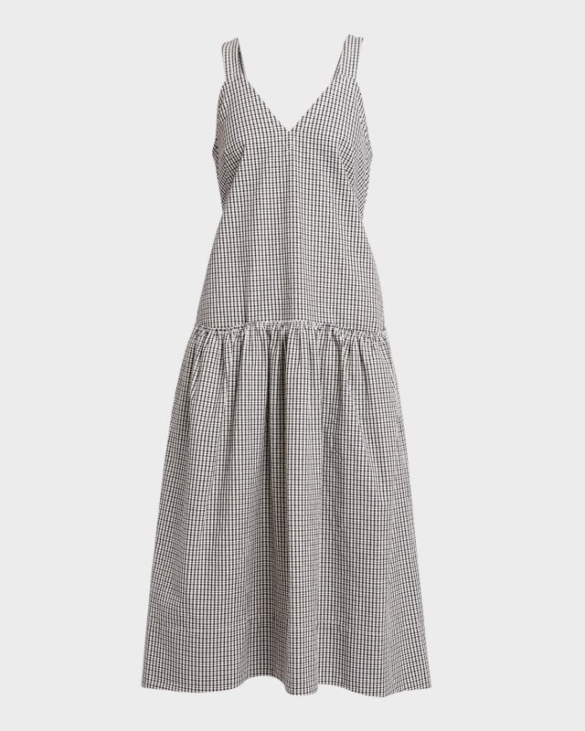 Sasha Sleeveless Drop-Waist Midi Dress