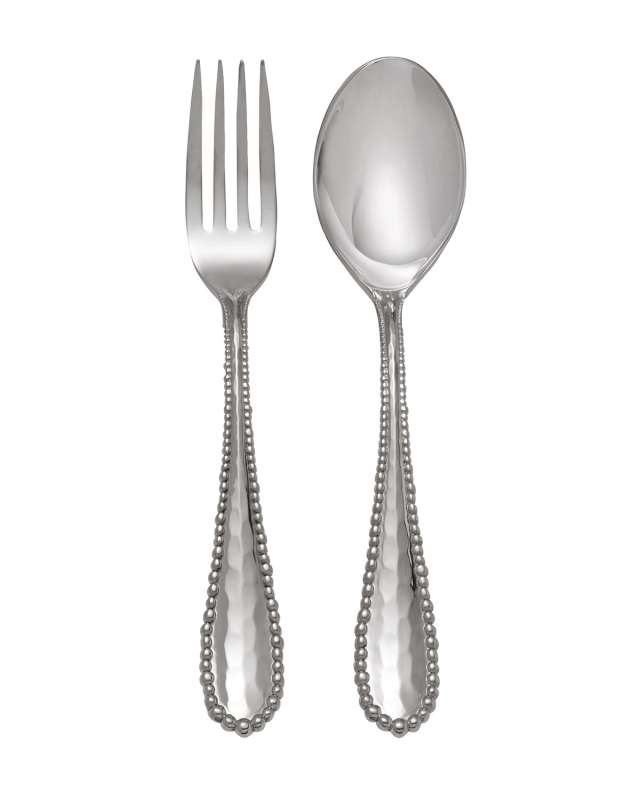 Molten Serving Set, Silver