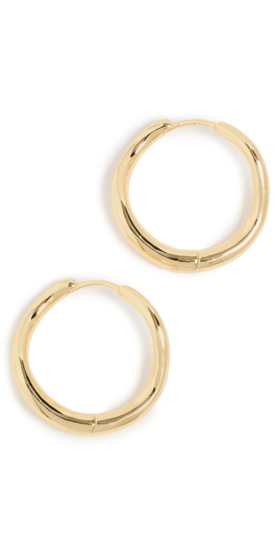 SHASHI Kei Hoop Earrings Gold