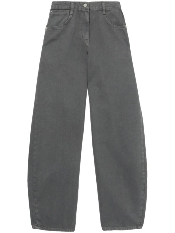 high-rise loose-fit tapered jeans