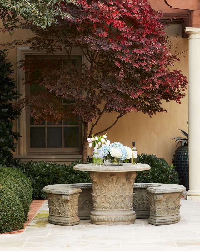 Roman Garden Bench