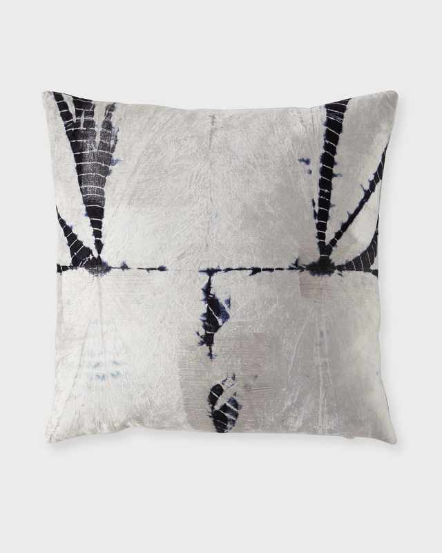 Indigo Decorative Pillow, 24" Square