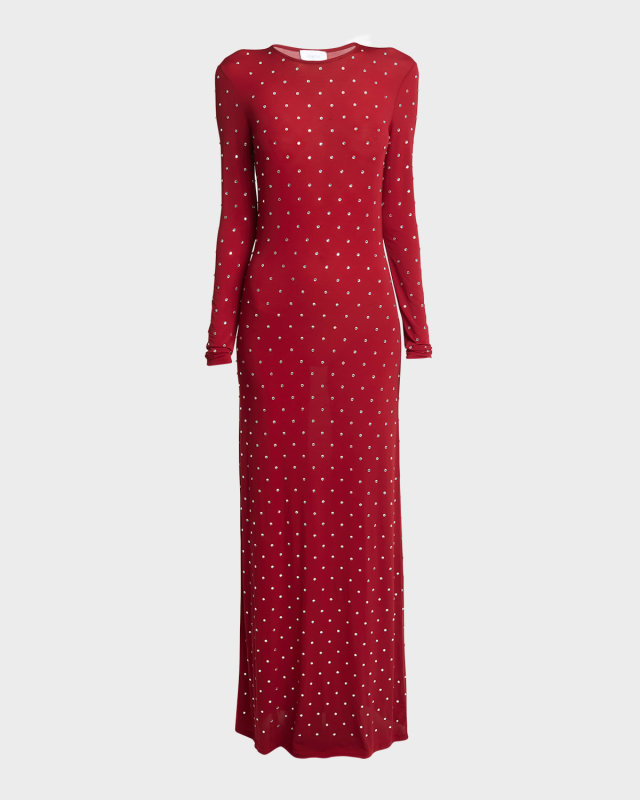 Crystal Jersey Maxi Dress