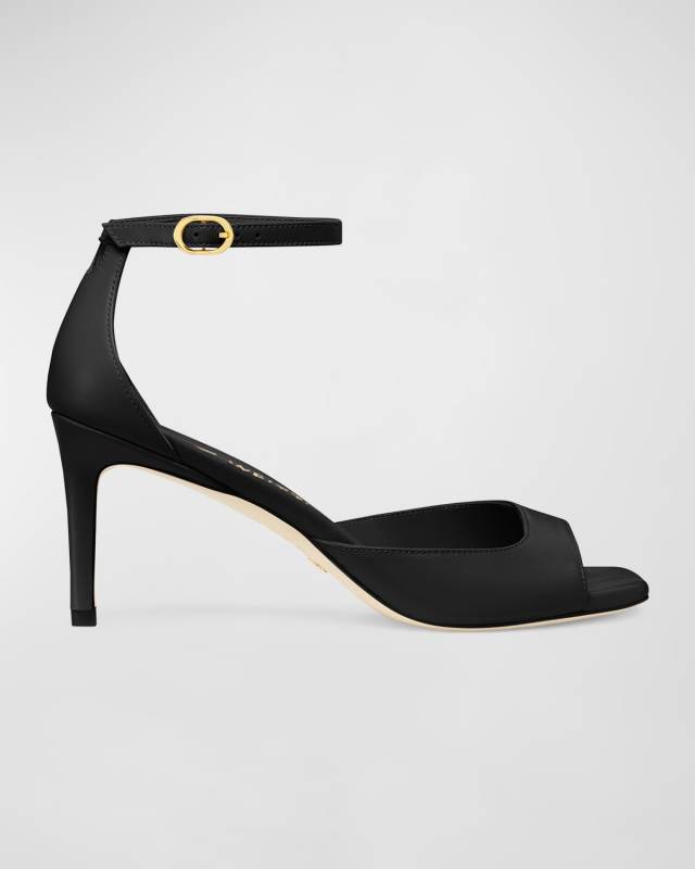 Nudistia Leather Ankle-Strap Sandals