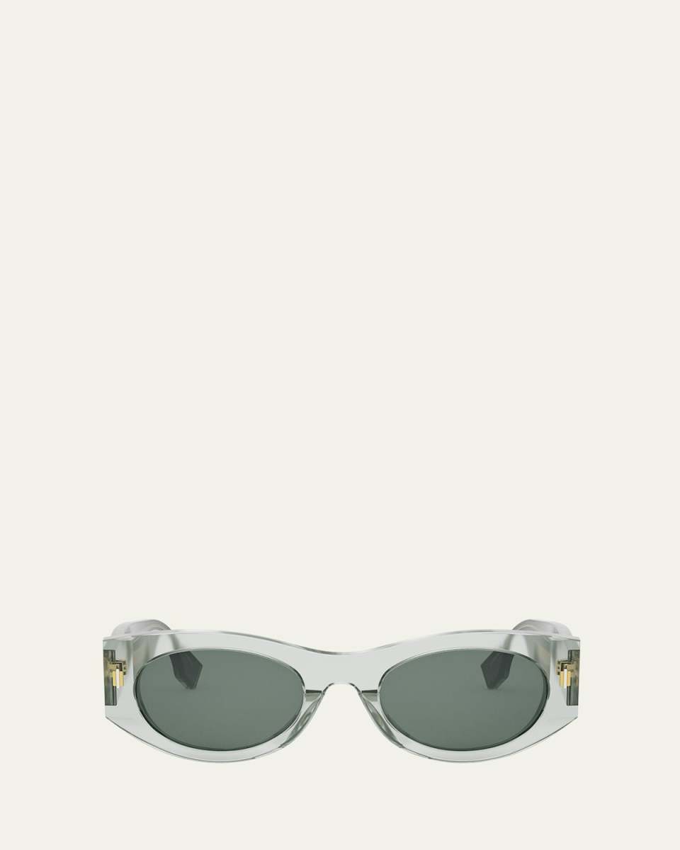 Fendi Roma Acetate Shield Sunglasses