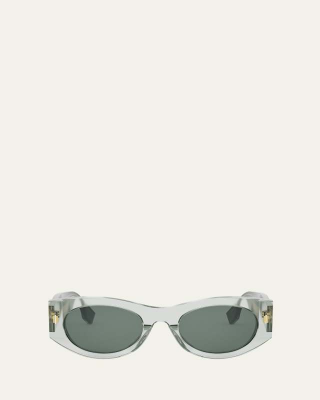 Fendi Roma Acetate Shield Sunglasses