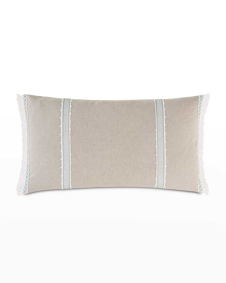 Amberlynn Picot Decorative Pillow - 15" x 26"