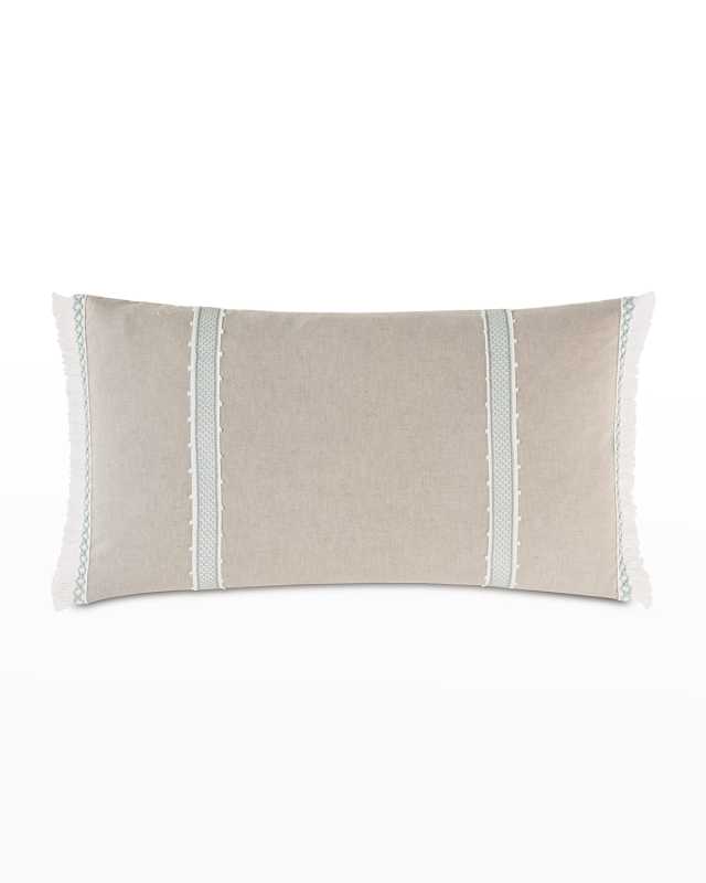 Amberlynn Picot Decorative Pillow - 15" x 26"