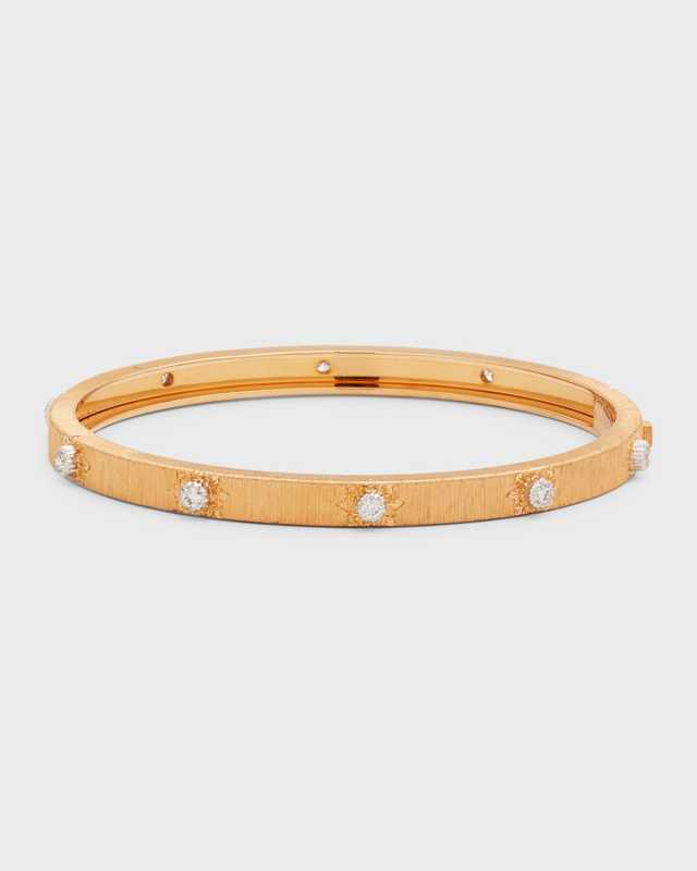 Macri 18K Gold Diamond Bangle Bracelet
