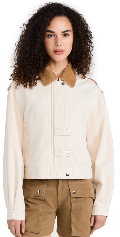 Isabel Marant Étoile Julie Barn Jacket Ecru