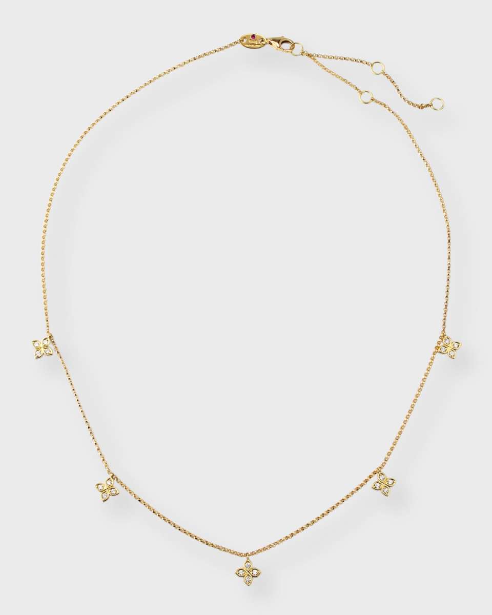 Love In Verona 18K Diamond Station Necklace