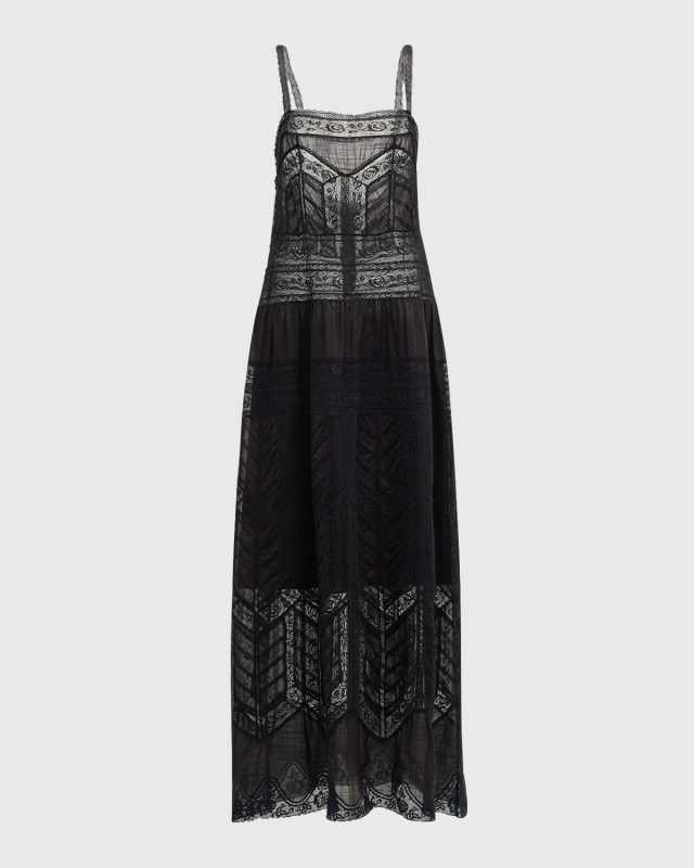 Halliday Lace Trim Slip Dress