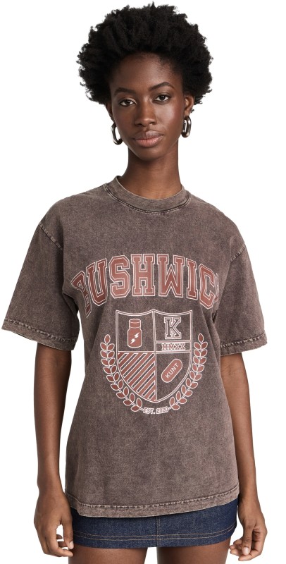 K. ngsley Bushwick Collegiate Tee Brown