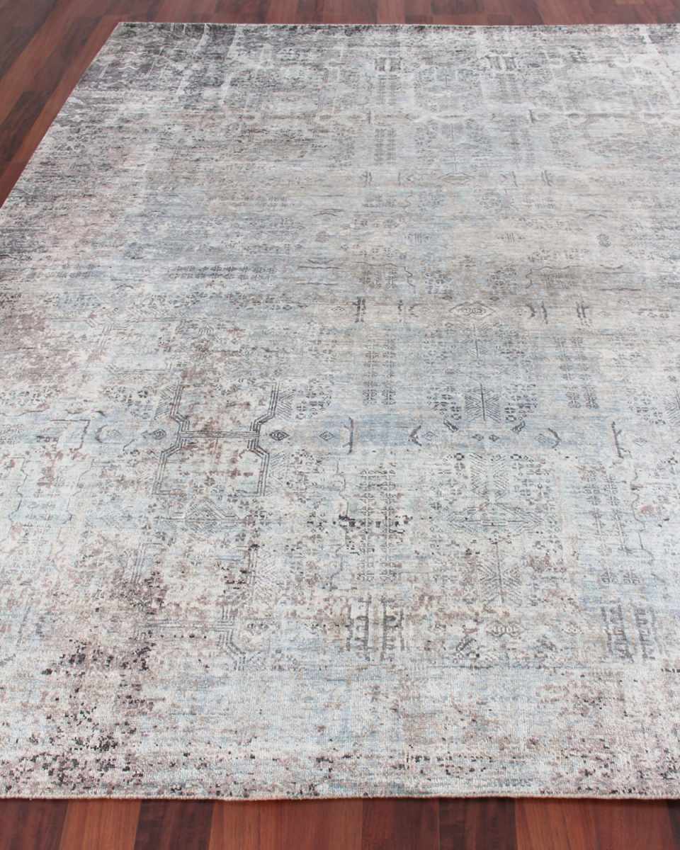 Sanctuary Hand-Knotted Silk Rug, 9' x 12'