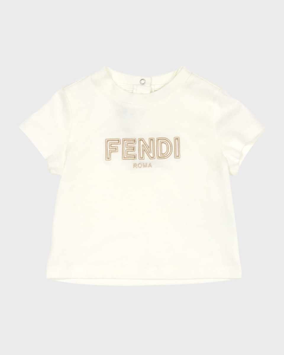 Kid's Embroidered Logo-Print T-Shirt, Size 6M-24
