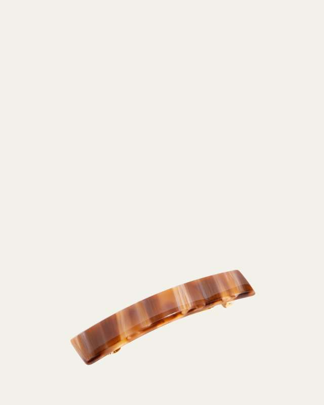 Mottled Classic Rectangle Barrette