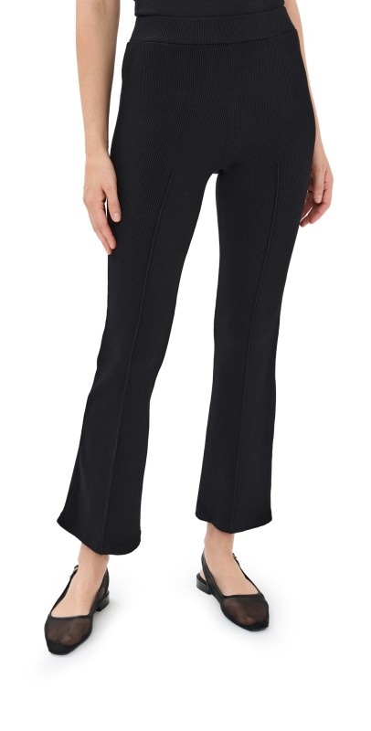 DONNI. The Rib Kick Flare Pants Jet