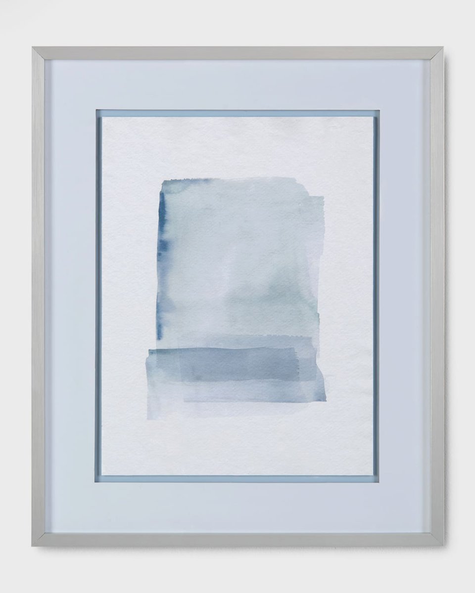 "Watercolor Lens I" Print Framed Wall Art
