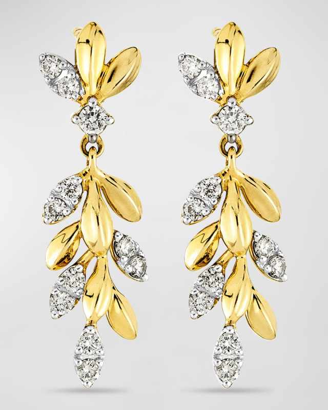 Secret Garden Diamond Drop Earrings