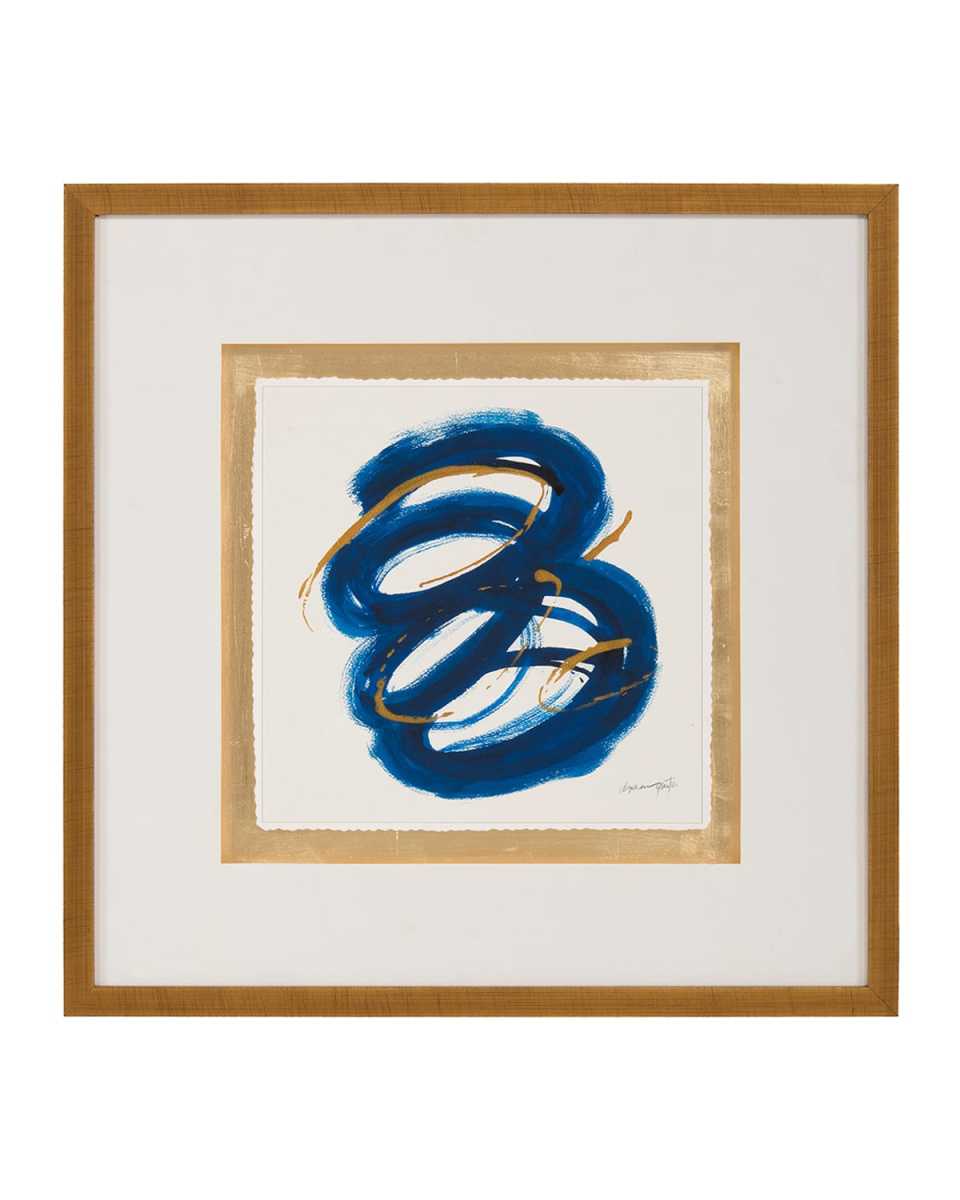 "Blue Gold III" Wall Art by Dyann Gunter