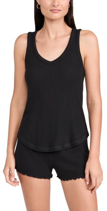 PJ Salvage Textured Essentials Tank Black