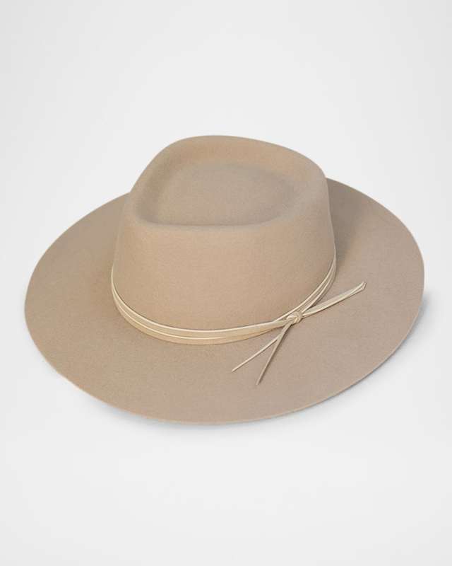 India Wool Felt Fedora Hat