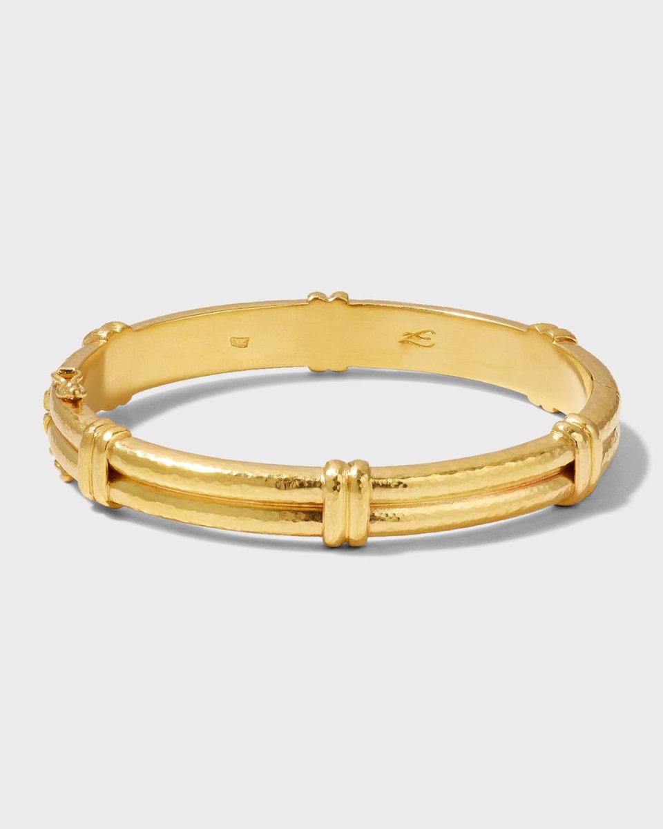 19k Gold Banded Bangle Bracelet