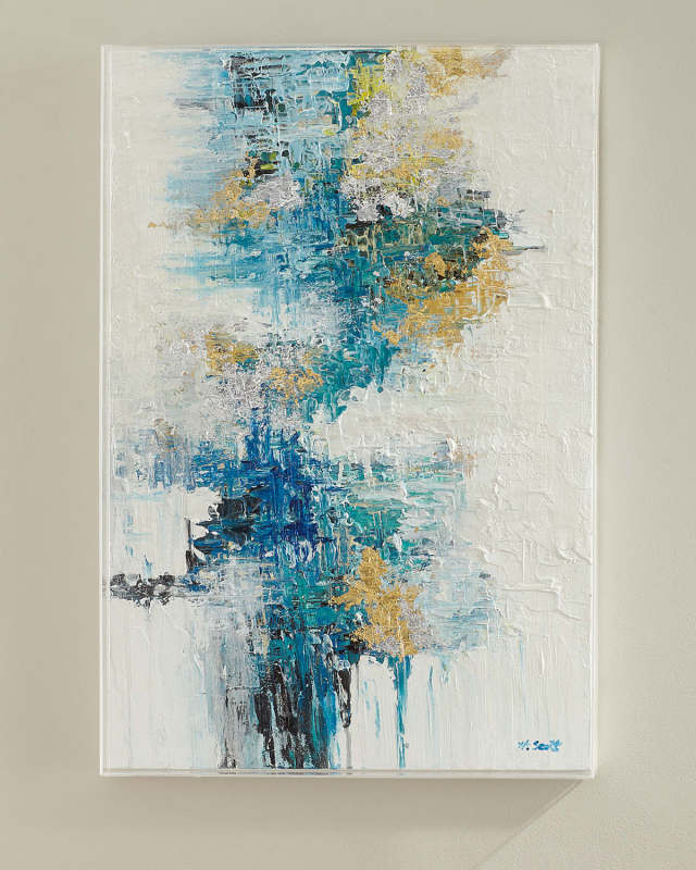 "Azure I" Original Painting by H. Scott