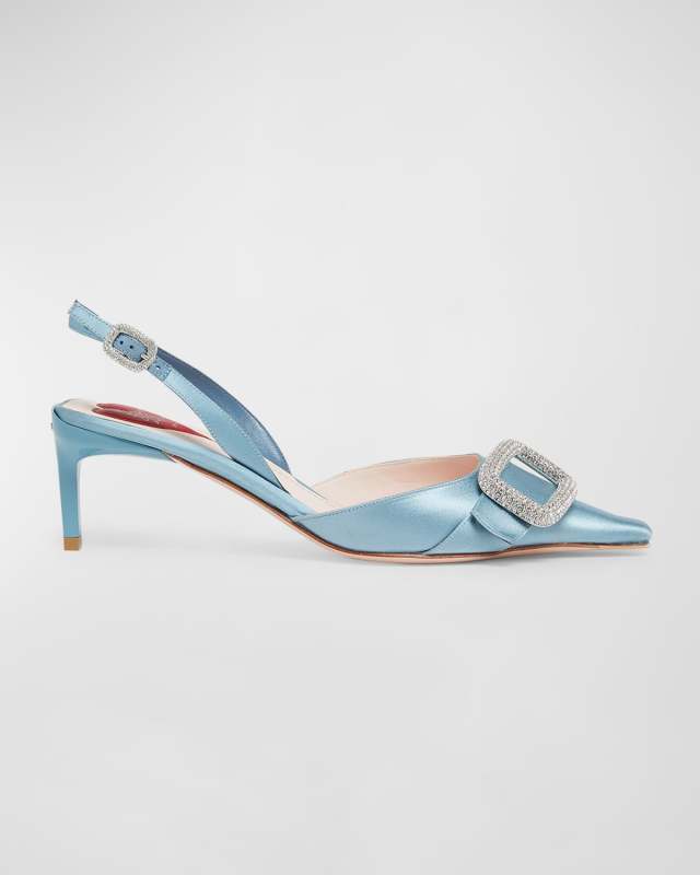 Strass Slingback d'Orsay Pumps