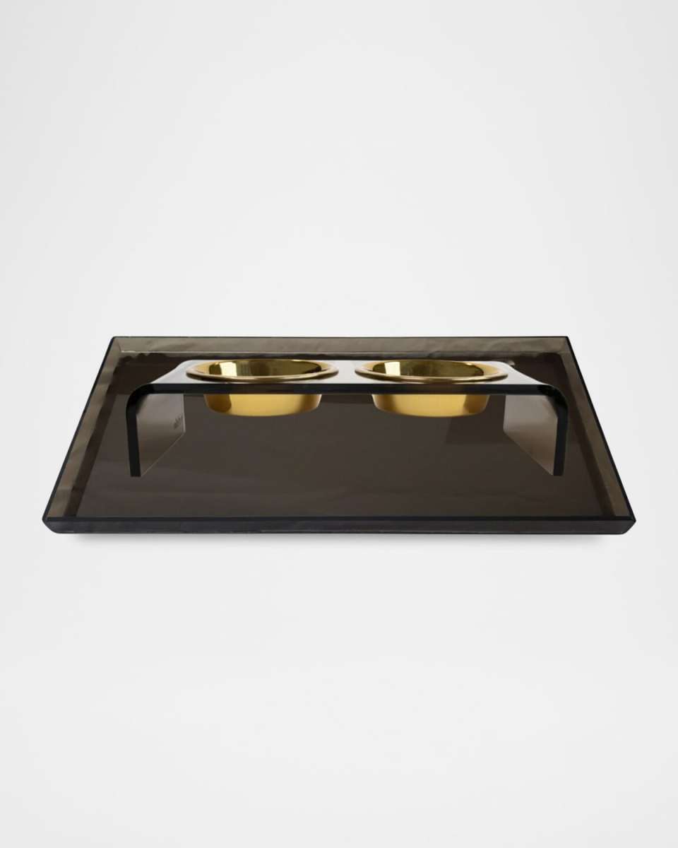 Bronze Overflow Feeder Tray, Small
