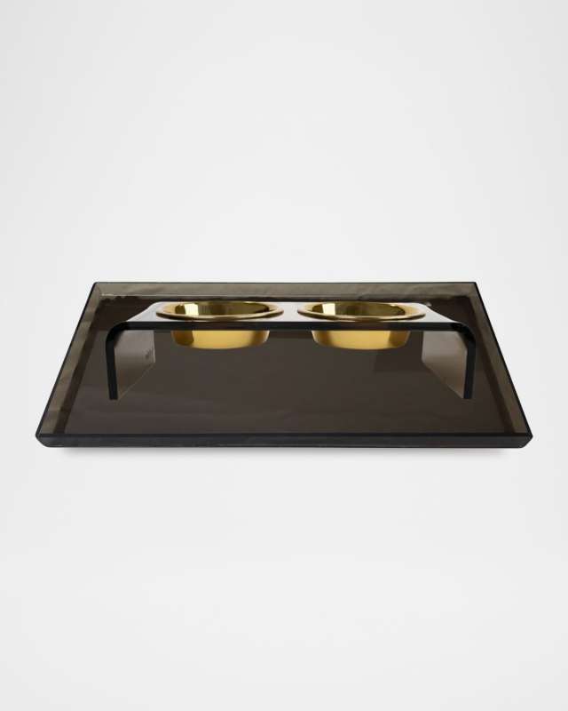 Bronze Overflow Feeder Tray, Small