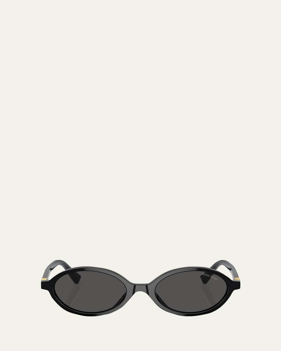 Acetate Oval Sunglasses