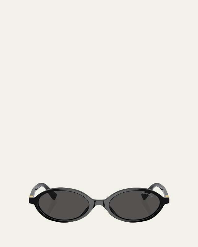 Acetate Oval Sunglasses