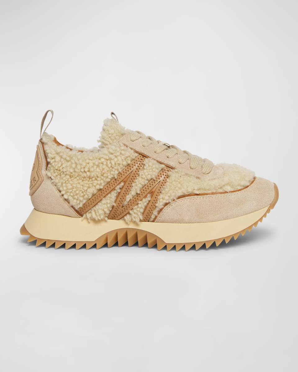 Pacey Shearling Low-Top Sneakers