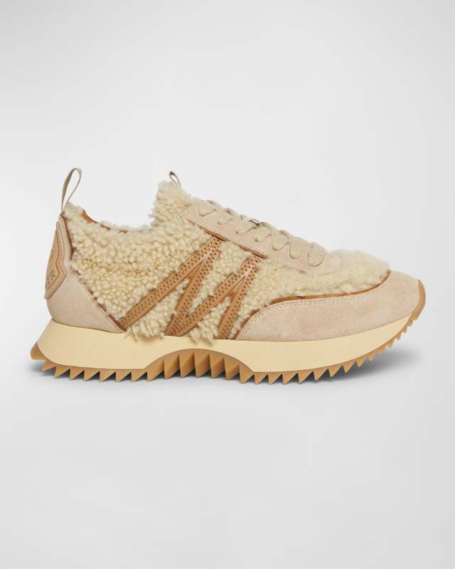 Pacey Shearling Low-Top Sneakers