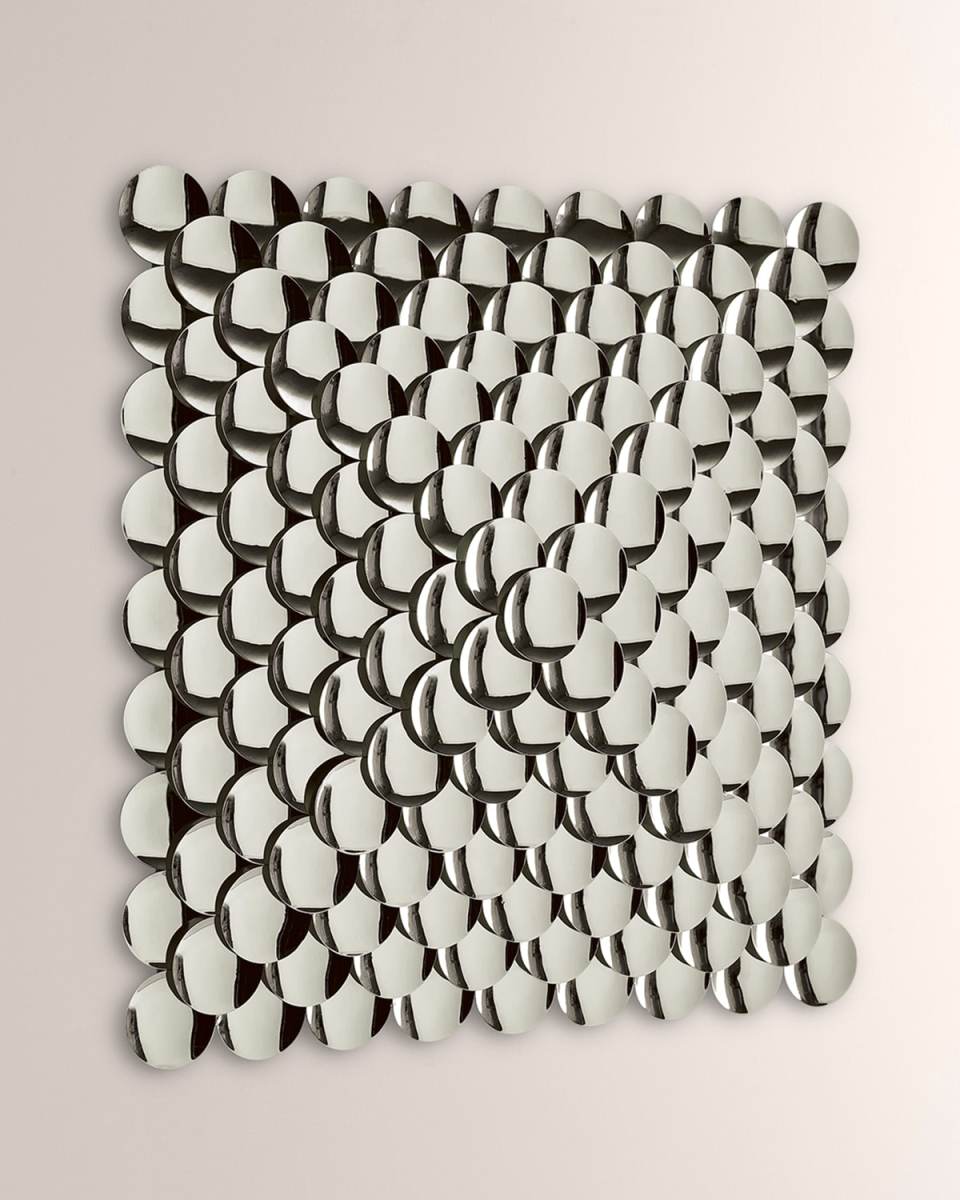 Pyramid Wall Decor - Nickel